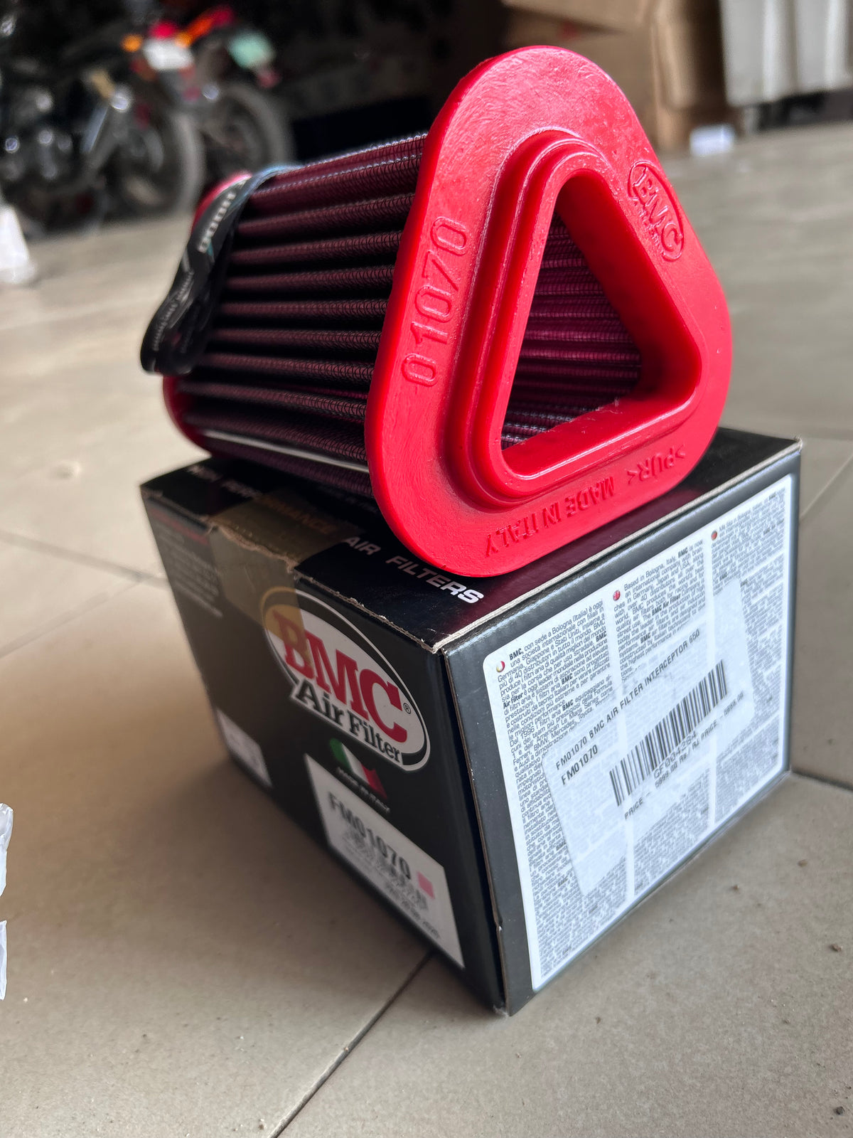 FOR MV AGUSTA BRUTALE 1090 FROM 2012 TO 2015 SPORTING AIR FILTER BMC FOR MV AGUSTA BRUTALE 1090 FROM 2012 TO 2015 SPORTING AIR FILTER BMC