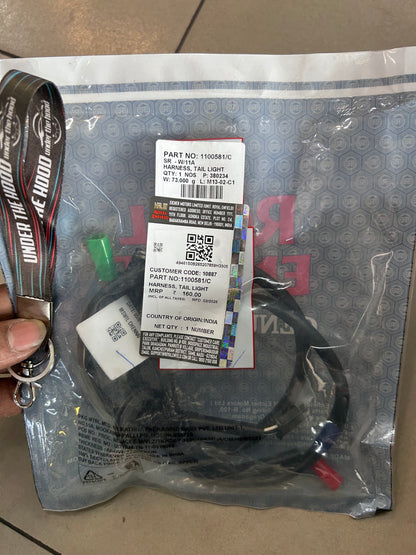 Tail Light Wiring Harness for Royal Enfield Classic 350 Reborn & Bullet 350 (BS6) | 1100581/C | Genuine OEM