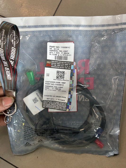 Tail Light Wiring Harness for Royal Enfield Classic 350 Reborn & Bullet 350 (BS6) | 1100581/C | Genuine OEM