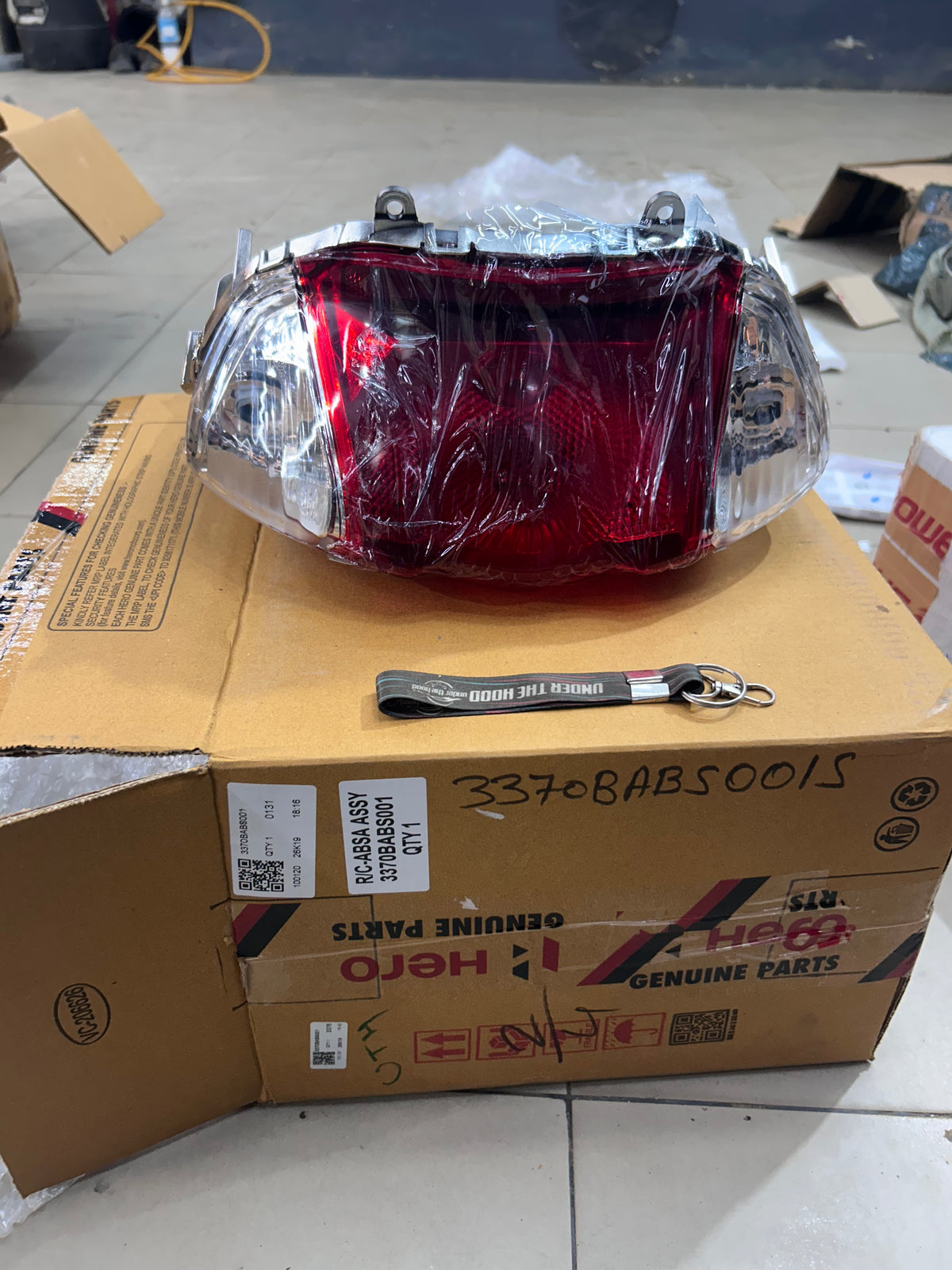 Hero Destini 125 Rear Combination Tail / Brake Light Assembly 3370BABS001S | Genuine