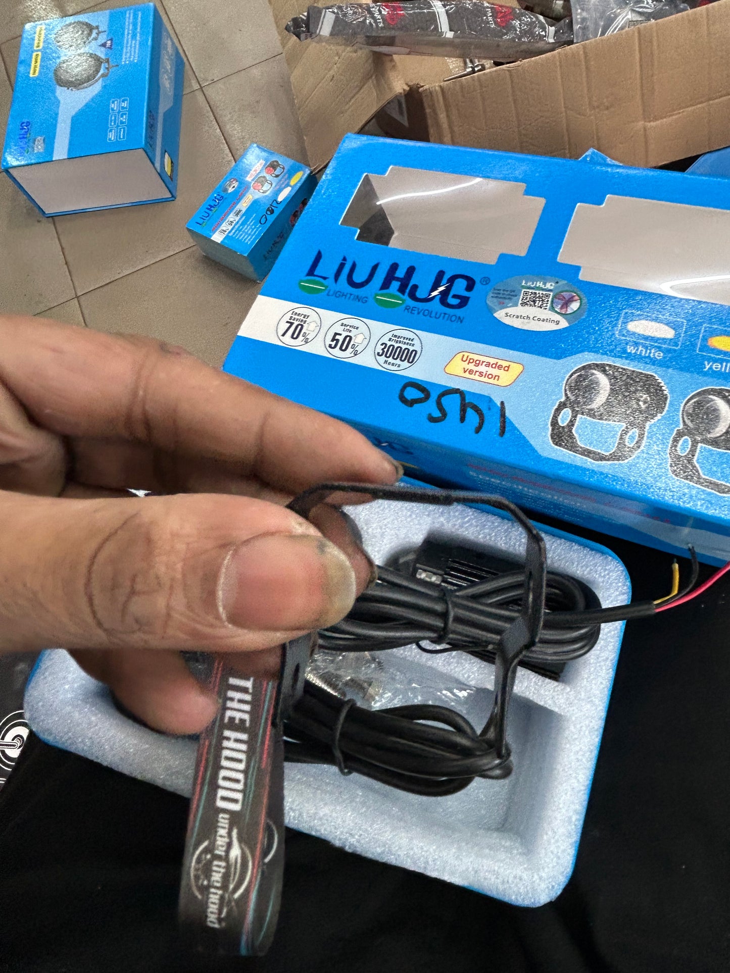 HJG Mini Drive LED Auxiliary Fog/Driving Lights (20W/Light, 3000LM, 9–80V) | LIU HJG | White/Yellow