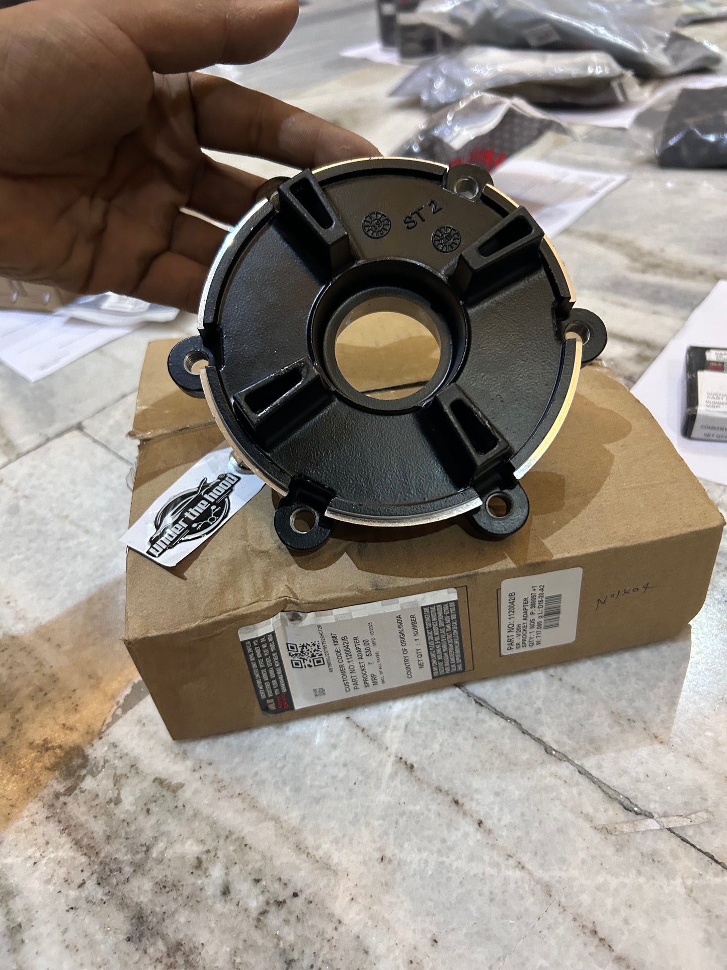 Royal Enfield Sprocket Adapter (1120042/B) – OEM Rear Sprocket Carrier for Classic & Thunderbird UCE (ABS Models)