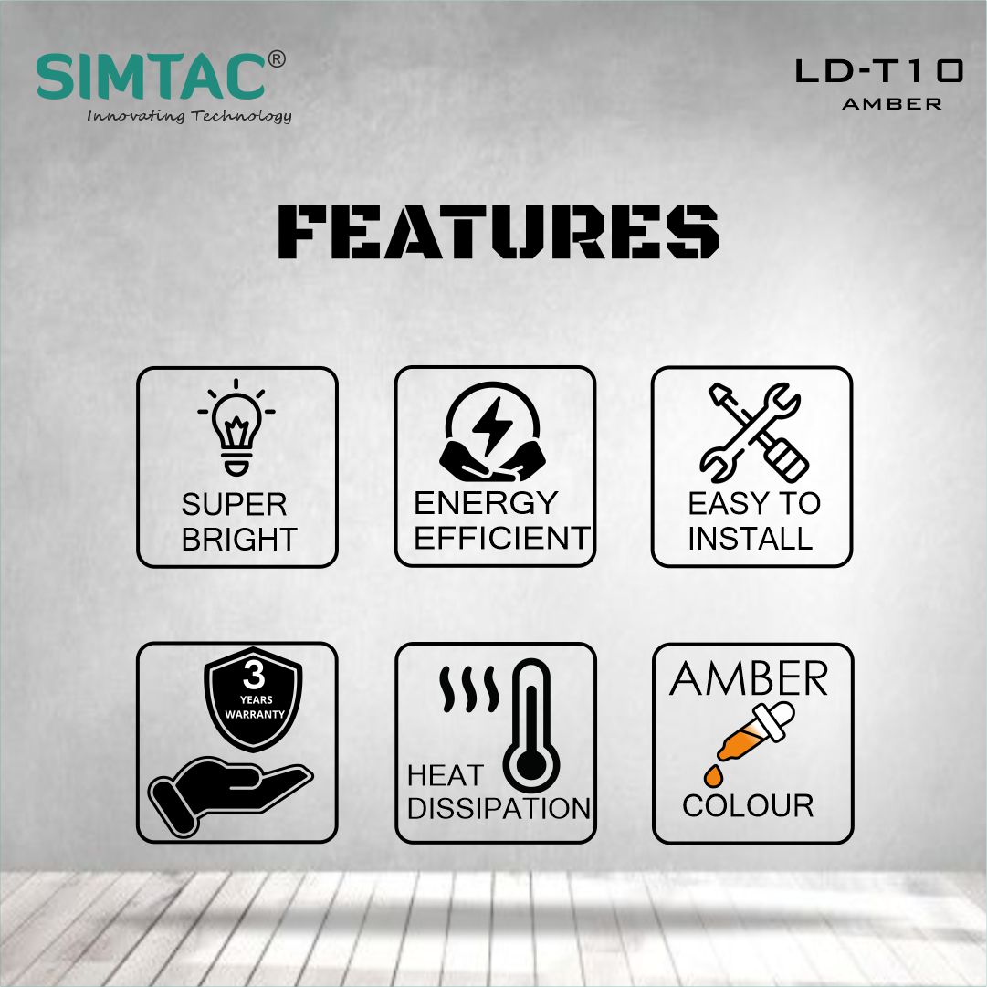 Simtac T10 Indicator Bulbs LED INDICATOR BULB FOR BIKE