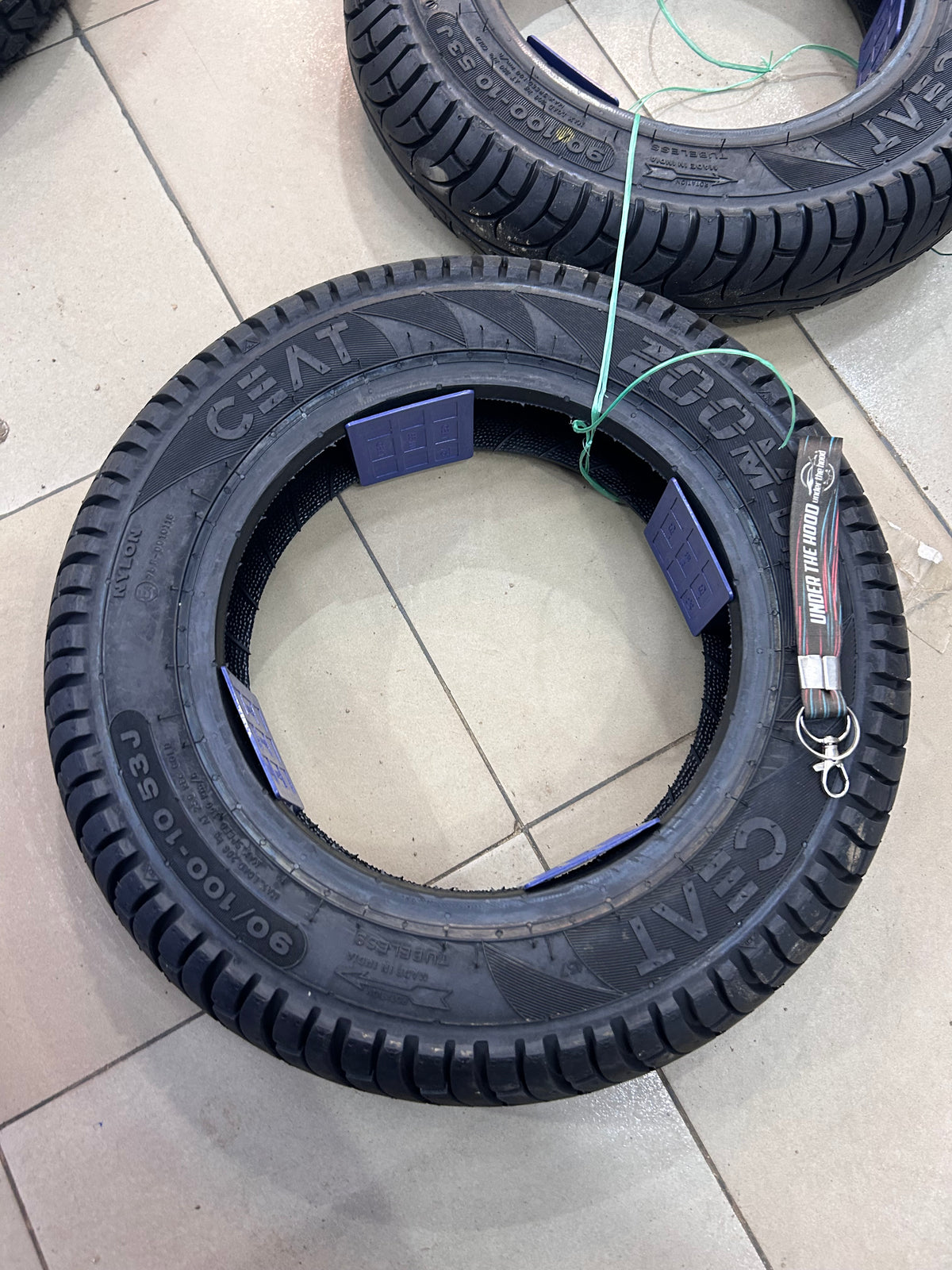CEAT Zoom X3 90/100-10 53J Tubeless Scooter Tyre – Front/Rear for Honda Activa, Dio, Hero Pleasure, Yamaha Ray, Suzuki Access & More