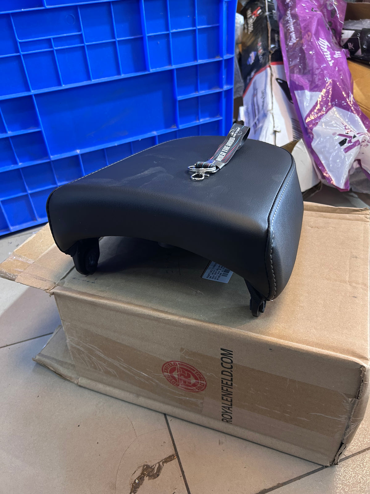 Genuine Pillion Seat Assembly for Royal Enfield Meteor 350 | 1100610/G | OEM Passenger Seat