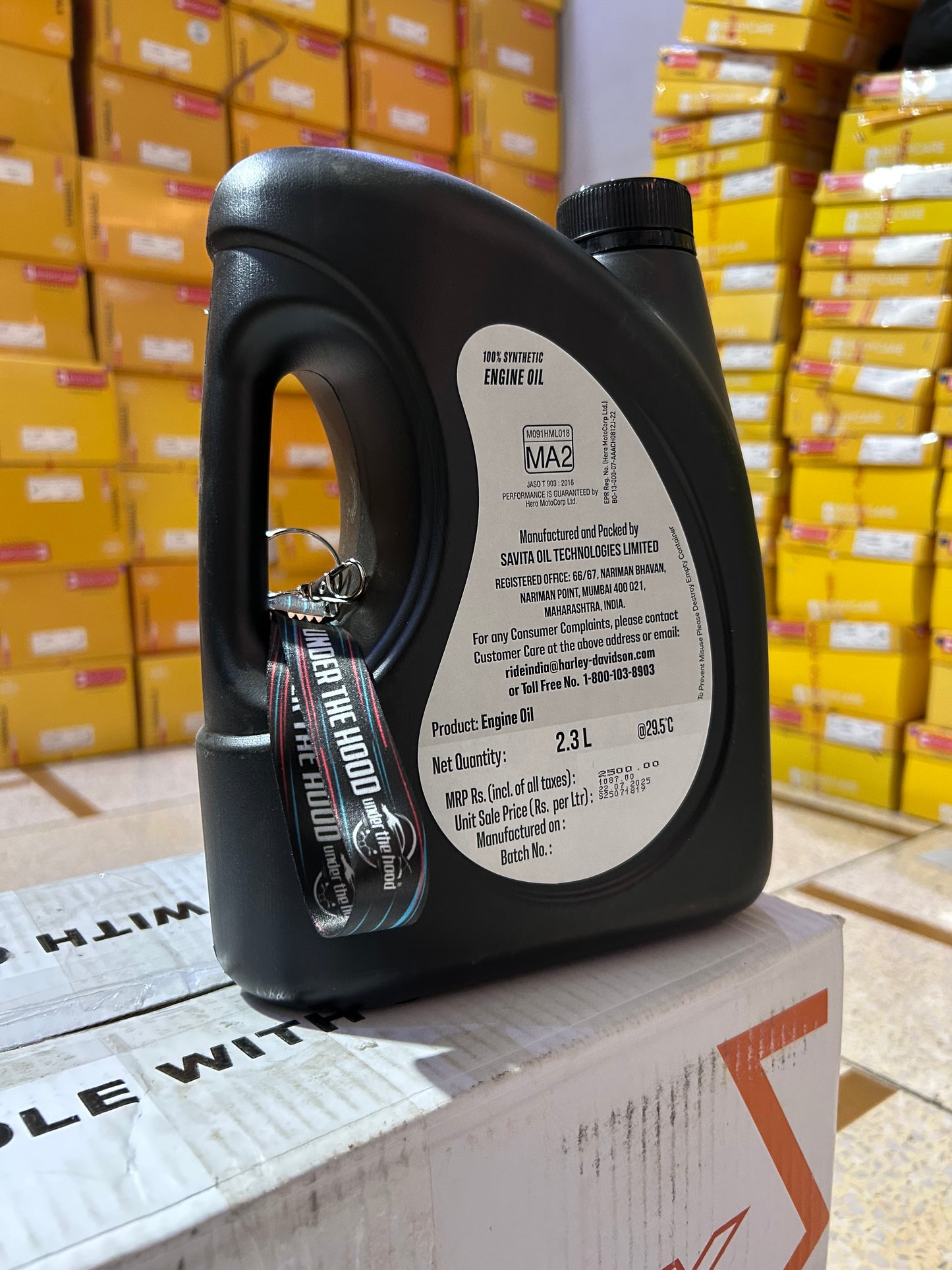 Harley-Davidson X440 / Hero Mavrick 440 Complete Oil Change Kit – Genuine 15W50 MA2 Engine Oil (2.3L) + Hero Oil Filter & Gasket Kit KHDH11113RAAA000S (15410ACA001S)