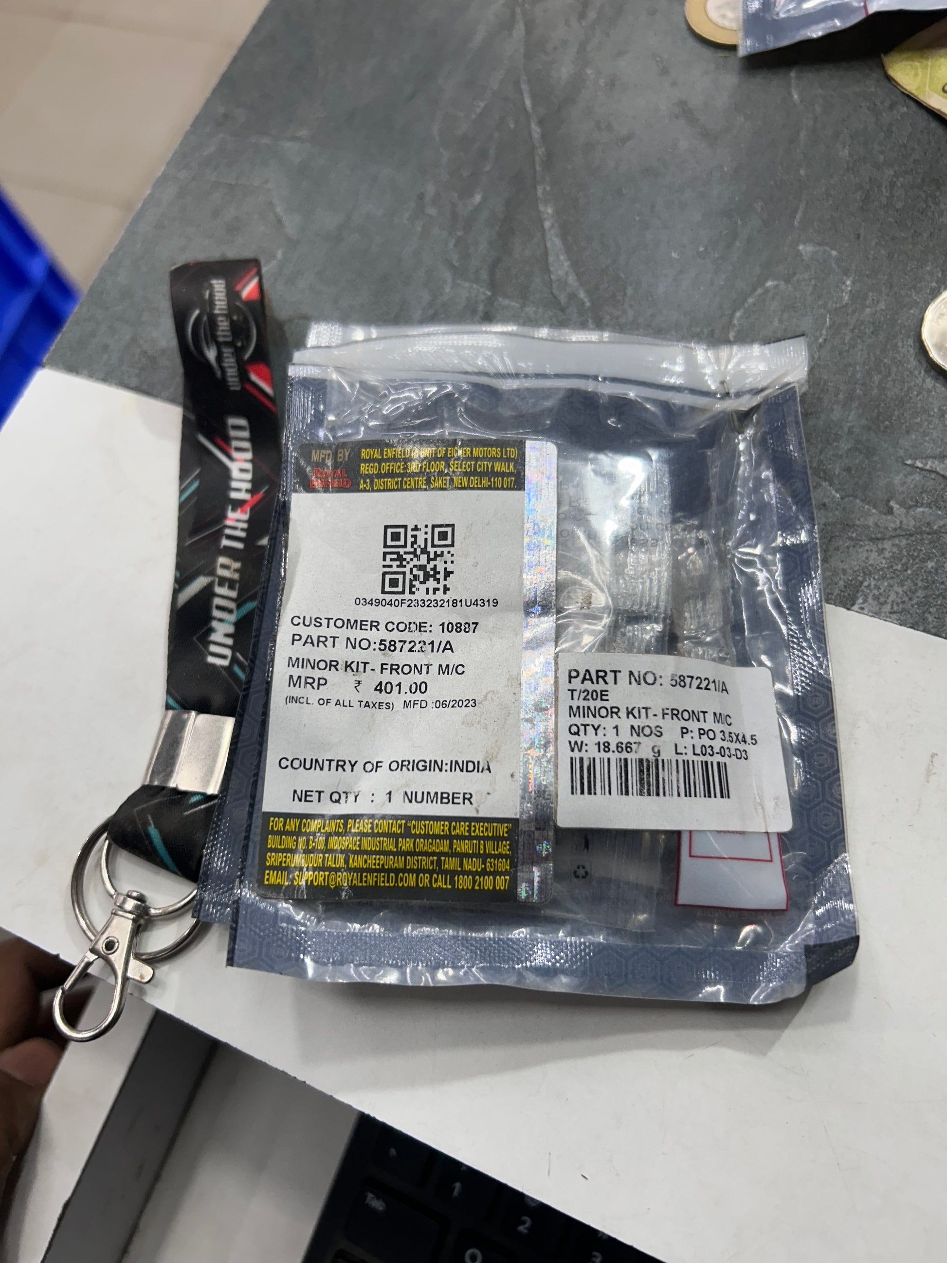 587221/A minor kit front master cylinder – Royal Enfield Himalayan