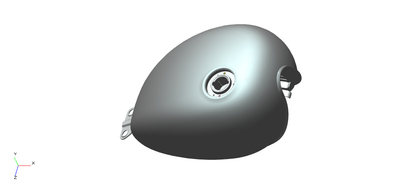 Fuel Tank with Sticker – Marine (TB BVI BS4) Genuine Royal Enfield – 882019