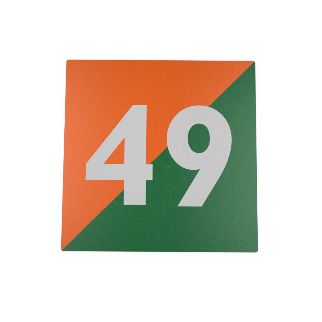 Royal Enfield 1041118/A tank sticker RH right side genuine OEM decal