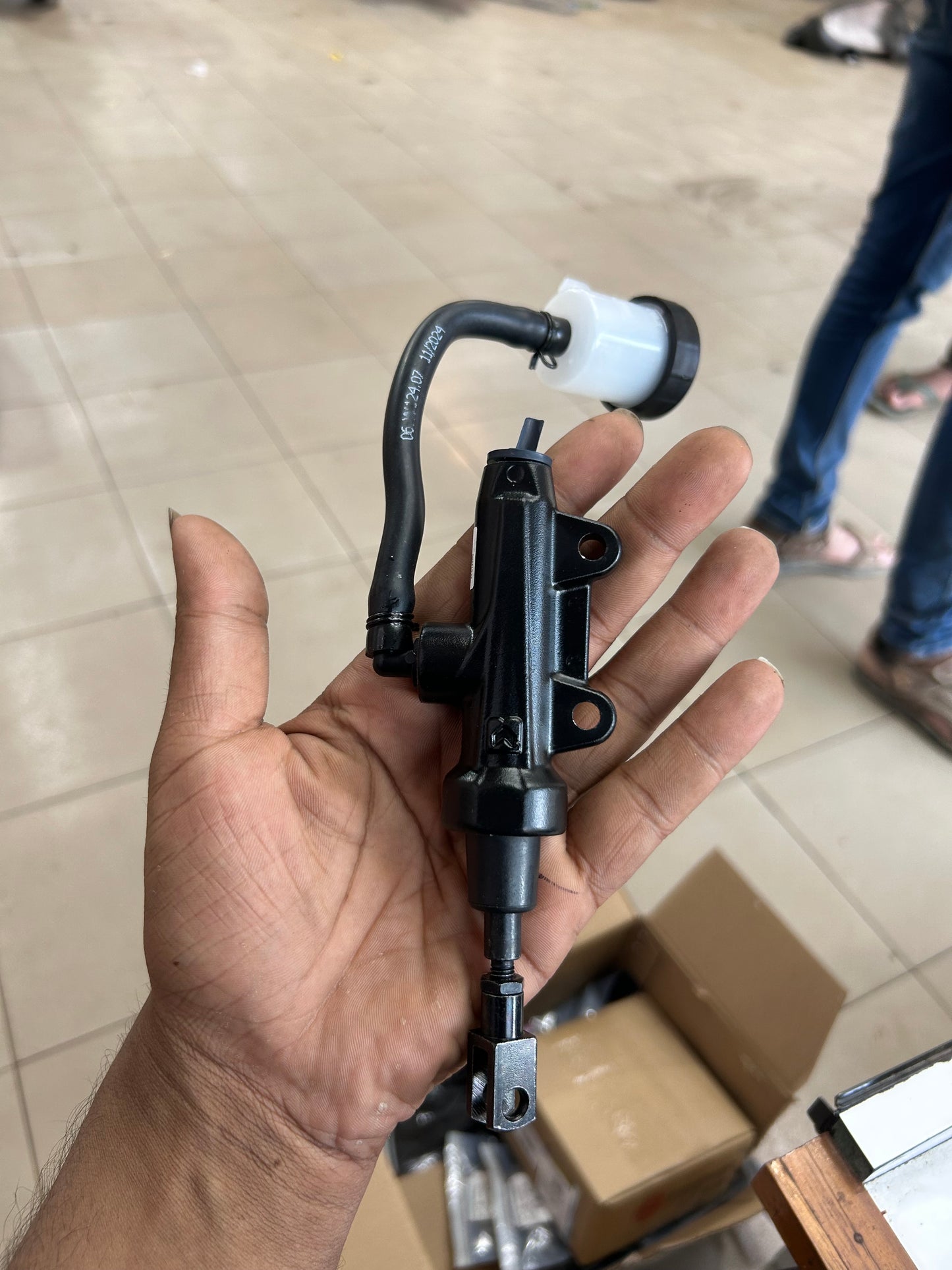 Royal Enfield 148351/B rear brake master cylinder assembly for Interceptor 650 and GT 650