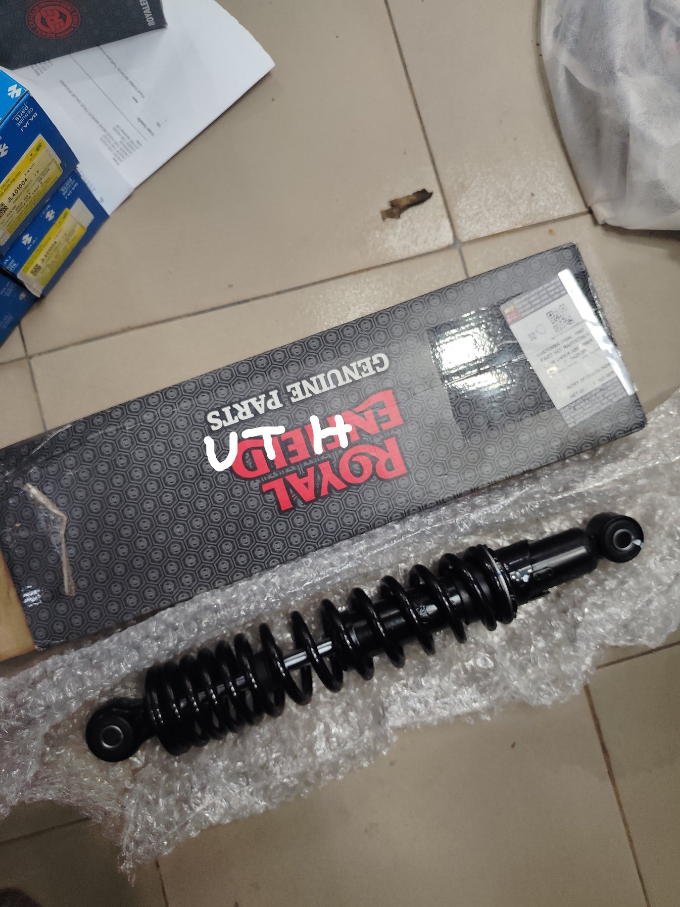 RAR00758/A Hunter 350 Rear Shock – New Softer Suspension OEM – UNDER ...
