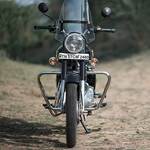 Royal Enfield 1760061/E – Silver Trapezium Engine Guard (Kit 1990635)