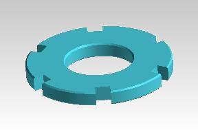 Ring Nut 594287 for Continental GT 535 steering stack (OE)