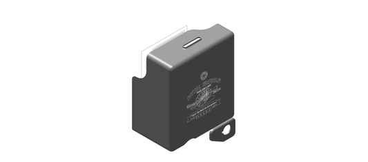 Bullet 350 UCE resonator chamber cover black 867030 genuine part