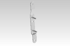 Royal Enfield 1100578/D front number plate bracket for Classic 350 Reborn BS6 OEM