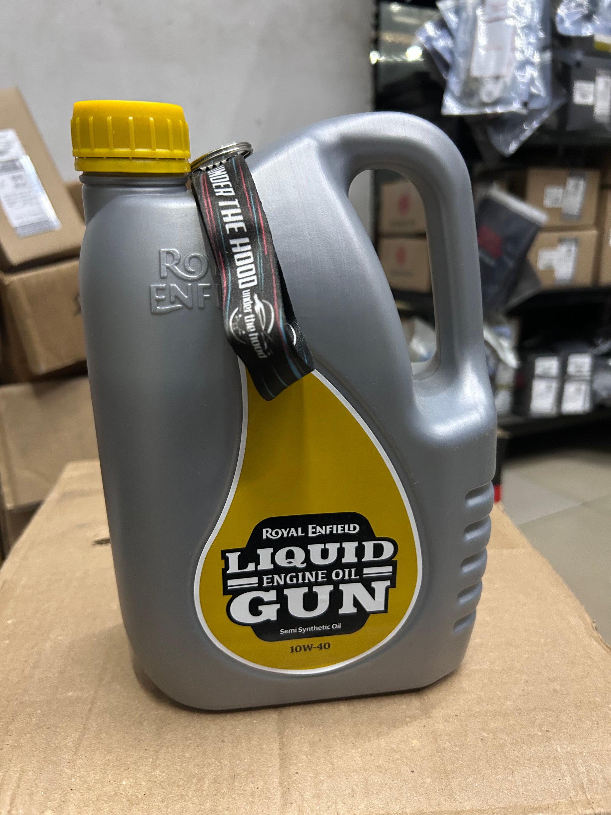 Genuine Royal Enfield Liquid Gun 10W40 semi synthetic service fill 2.1L 360106