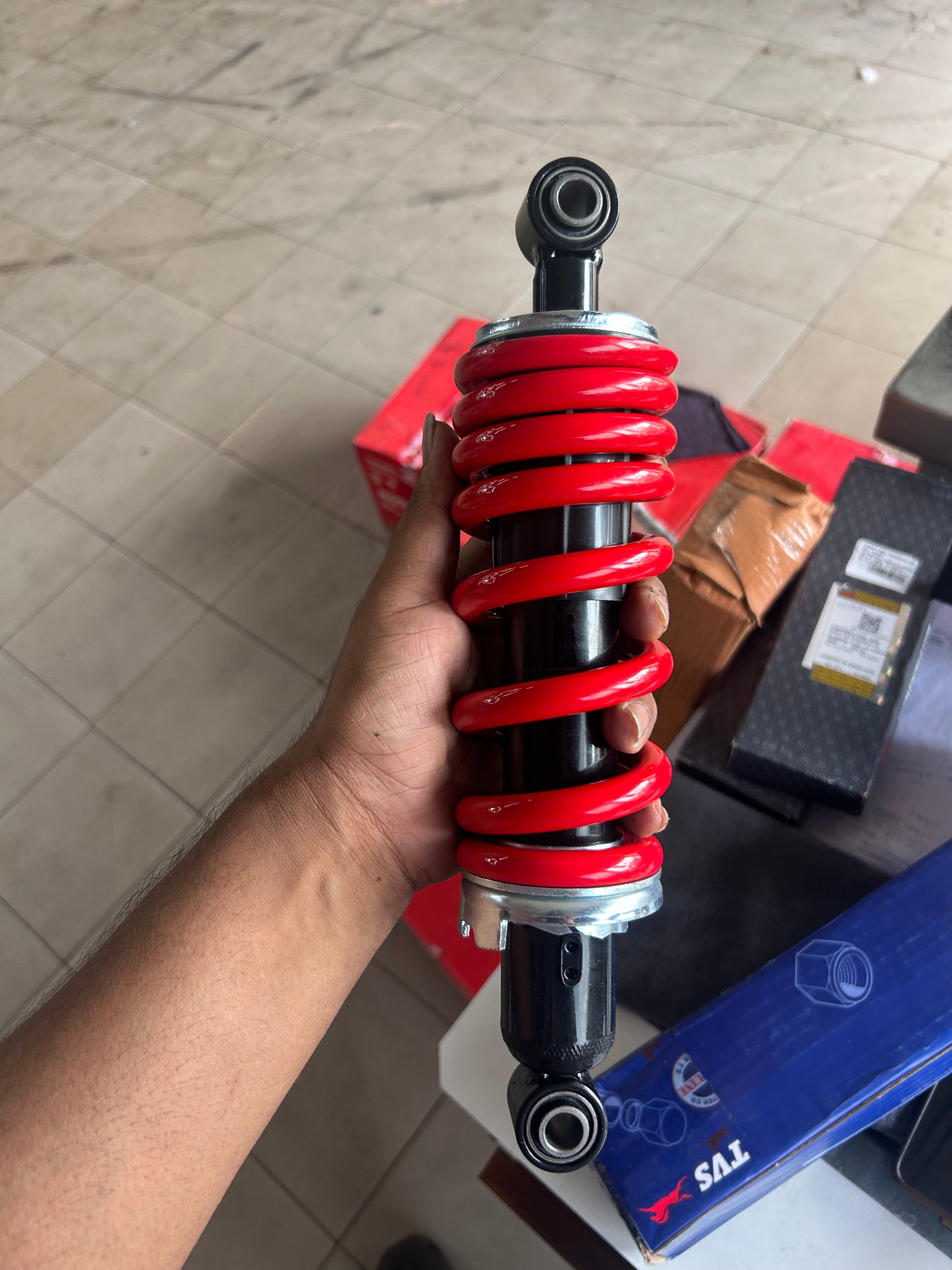 Genuine TVS Rear Shock for Raider 125