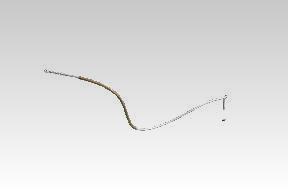 Royal Enfield RAL00974 clutch cable assembly for Bear 650