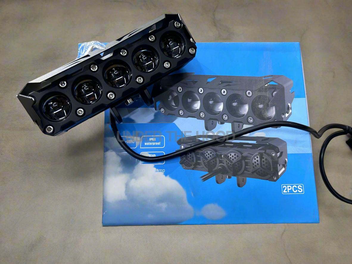 HJG 5 Eyes Universal Fog Light – Bright LED Driving Lamps