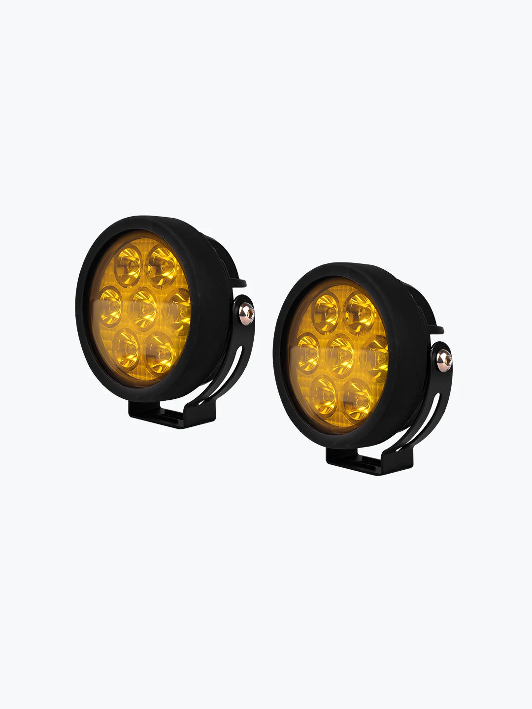 HJG Mini Drive 70W Yellow Fog Lights (Pair) | 9–36V IP68