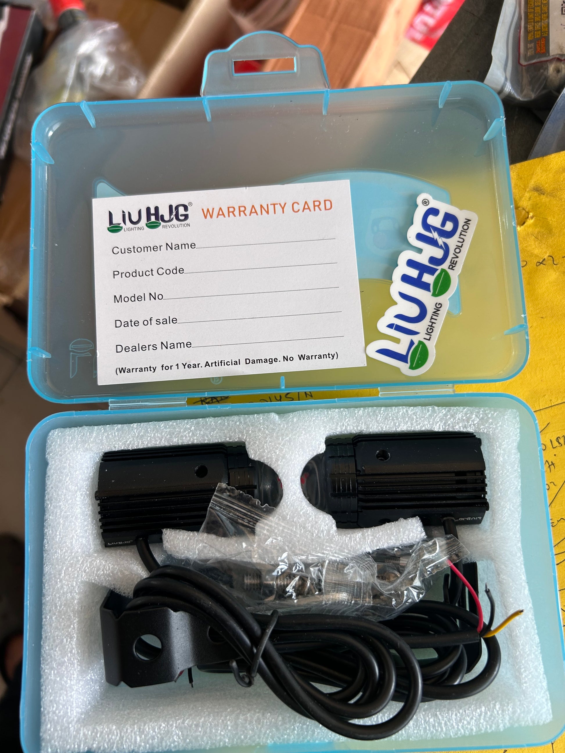 HJG Red Devil DRL Fog Light with Dual Color Projector