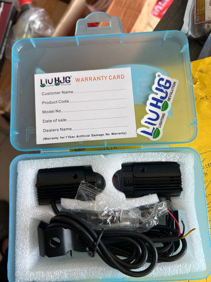 HJG Red Devil DRL Fog Light with Dual Color Projector