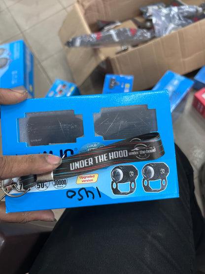 HJG Mini Drive LED Auxiliary Fog/Driving Lights (20W/Light, 3000LM, 9–80V) | LIU HJG | White/Yellow