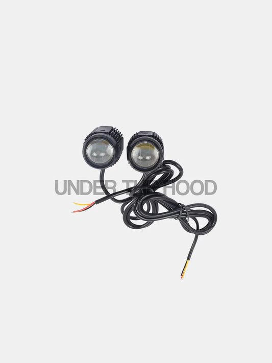 HJG Mini Drive Original LED Fog Light Set Yellow White Dual Beam
