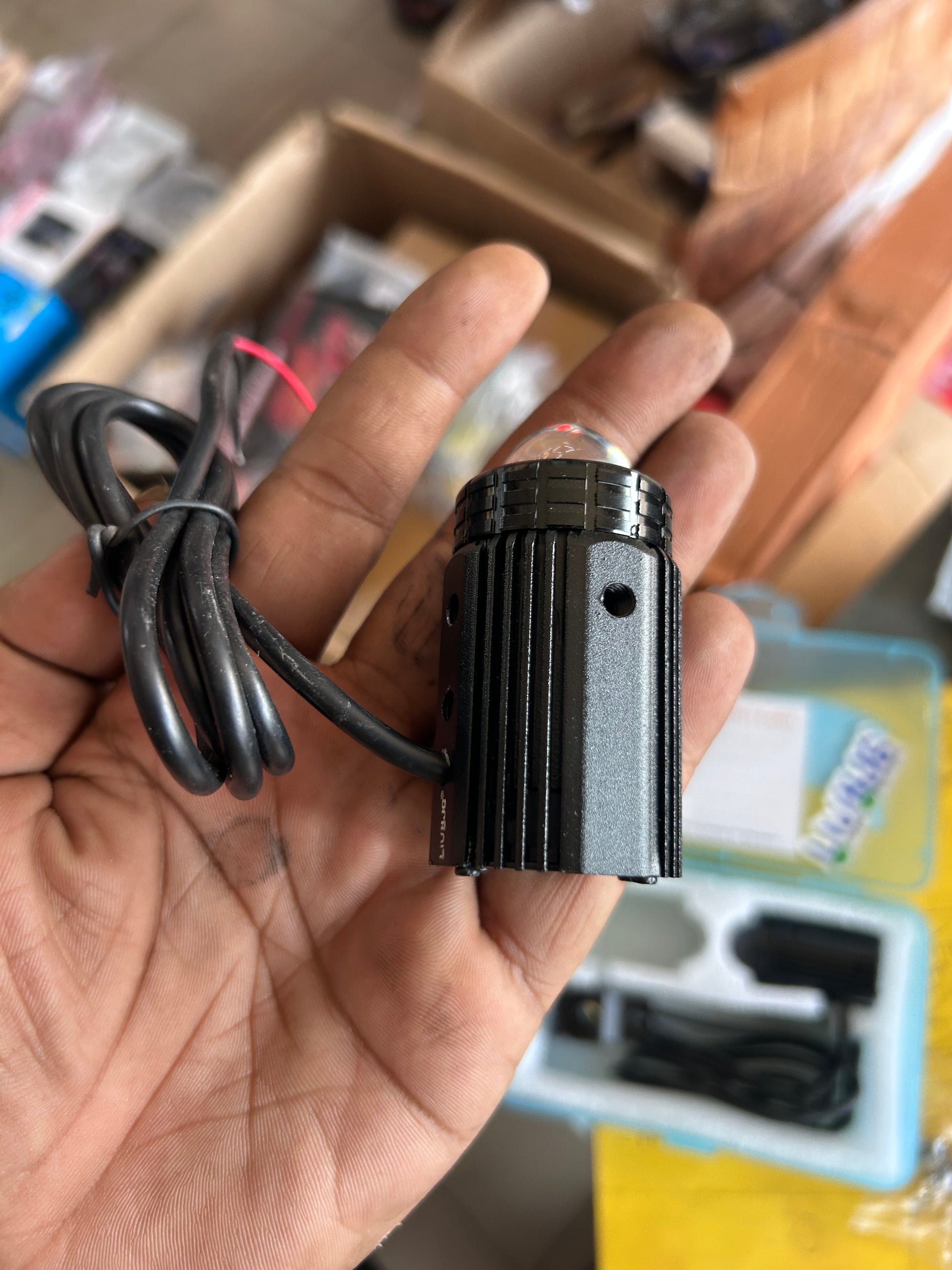 HJG Mini Drive Auxiliary Light White Yellow Dual Beam