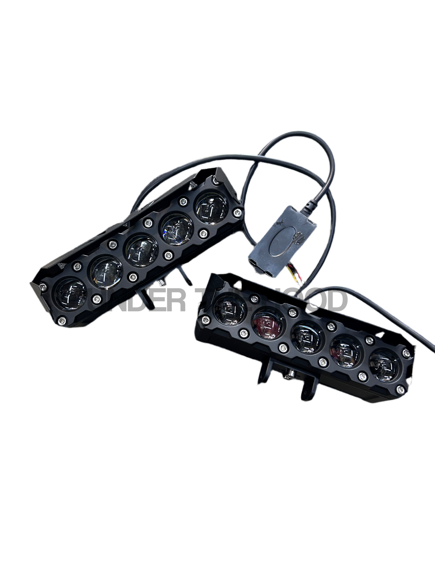 HJG Rugged 5 Eyes Fog Lights for Touring Bikes and SUVs