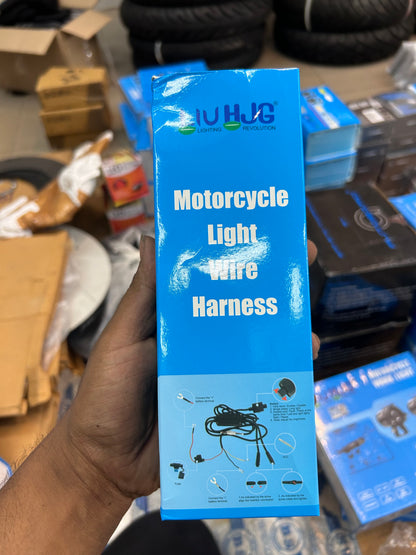 HJG 6 Eyes Future Eyes LED Fog Light – White Yellow Flashing Modes with Wiring Kit for Cars & Bikes

