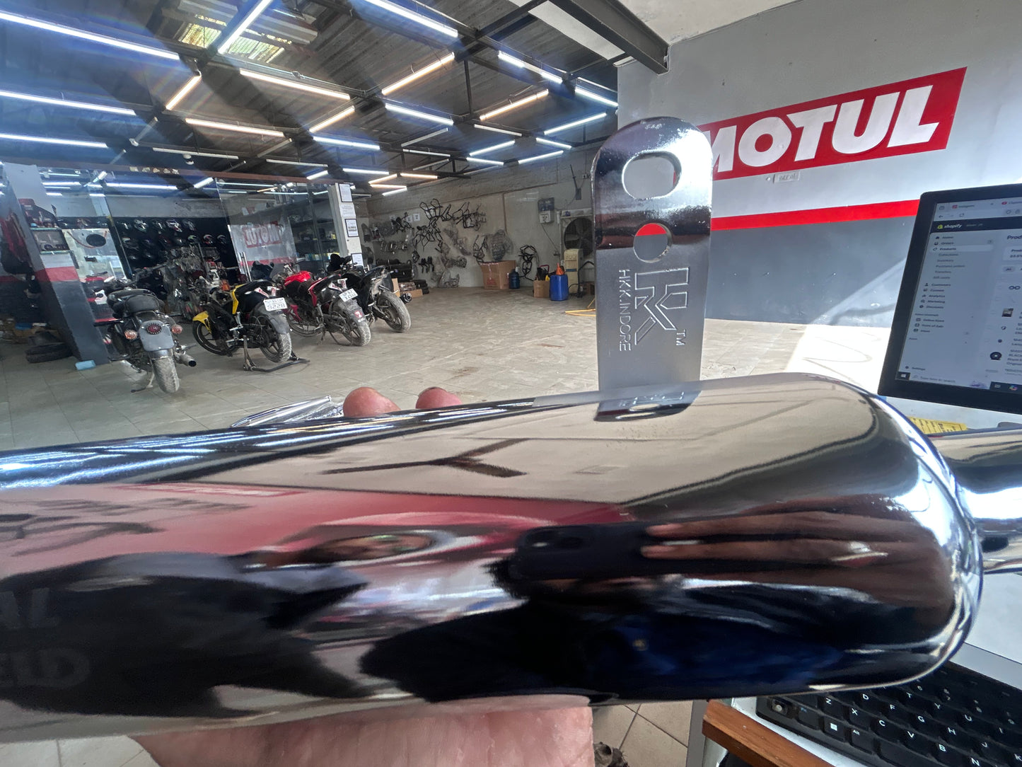 HK Indori Without Plate Exhaust | Classic Bullet Electra UCE