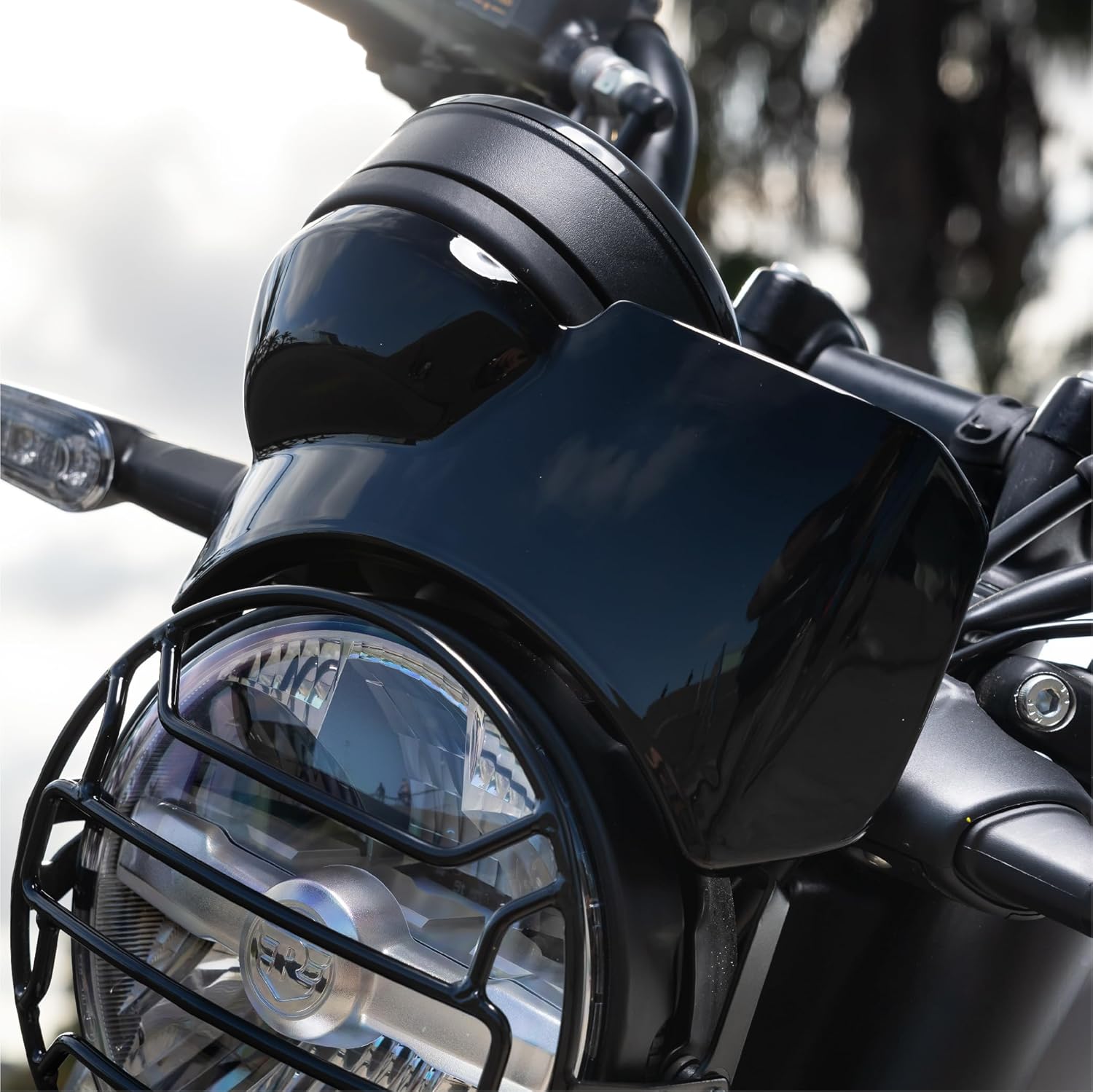 Halcyon Black dashboard cover KXA00472 for Royal Enfield Guerrilla 450
