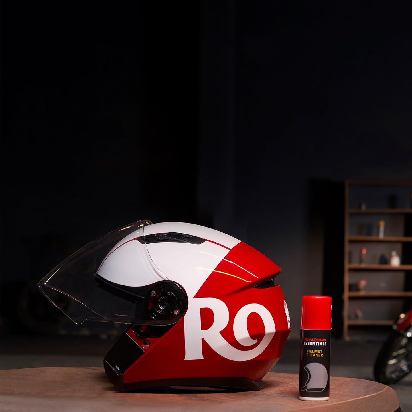 Helmet cleaner spray for Royal Enfield riders 125ml can on Under The Hood