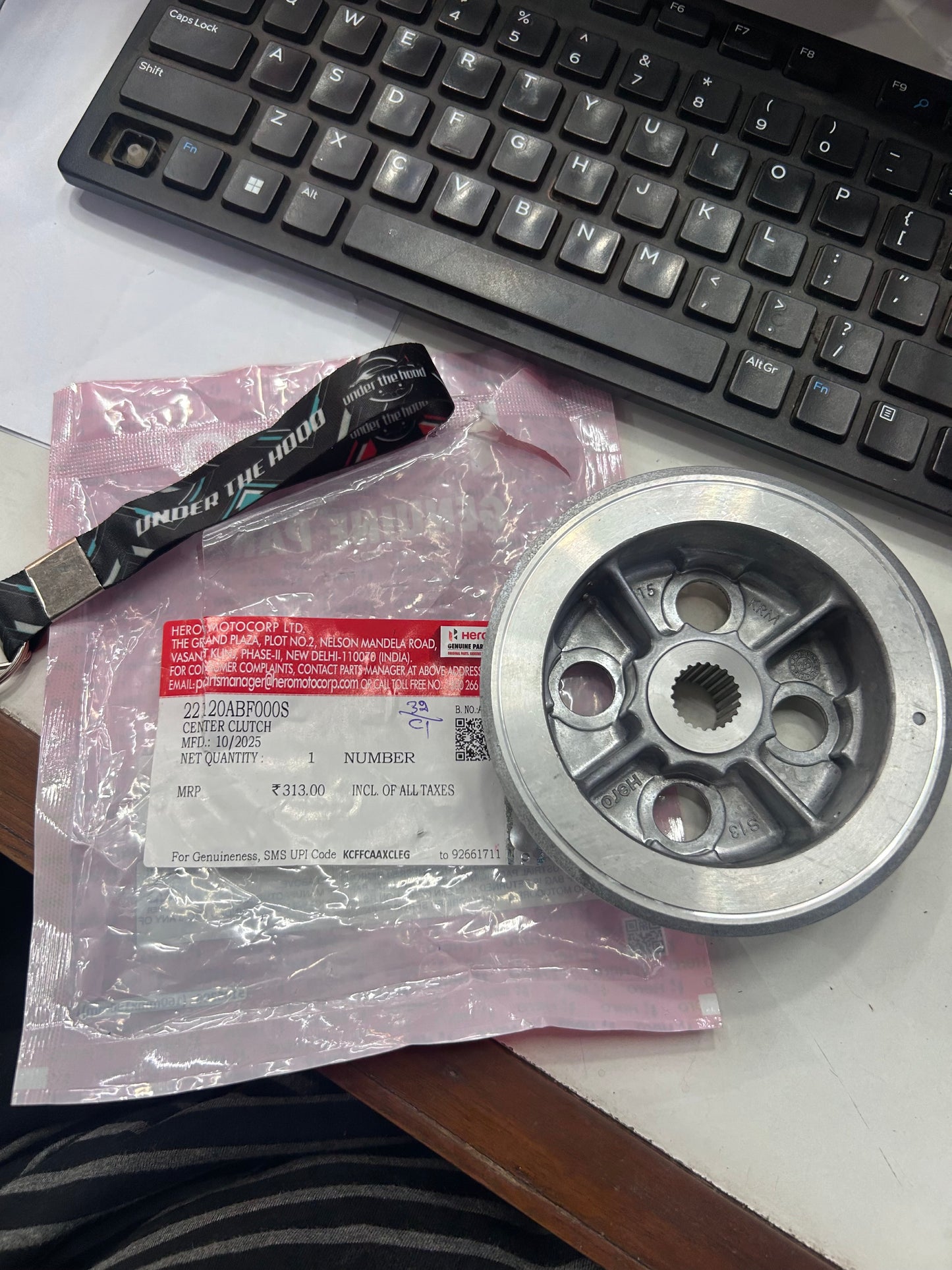 Hero 22120ABF000S center clutch hub for Xpulse 200 / 200T – OEM