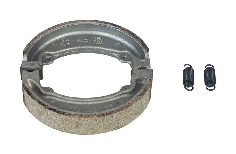 Hero Genuine Brake Shoe / Brake Pad Kit With Spring for Splendor+ | Rear Drum Brake Shoe Set / Brake Liner | K06451KCCA900S