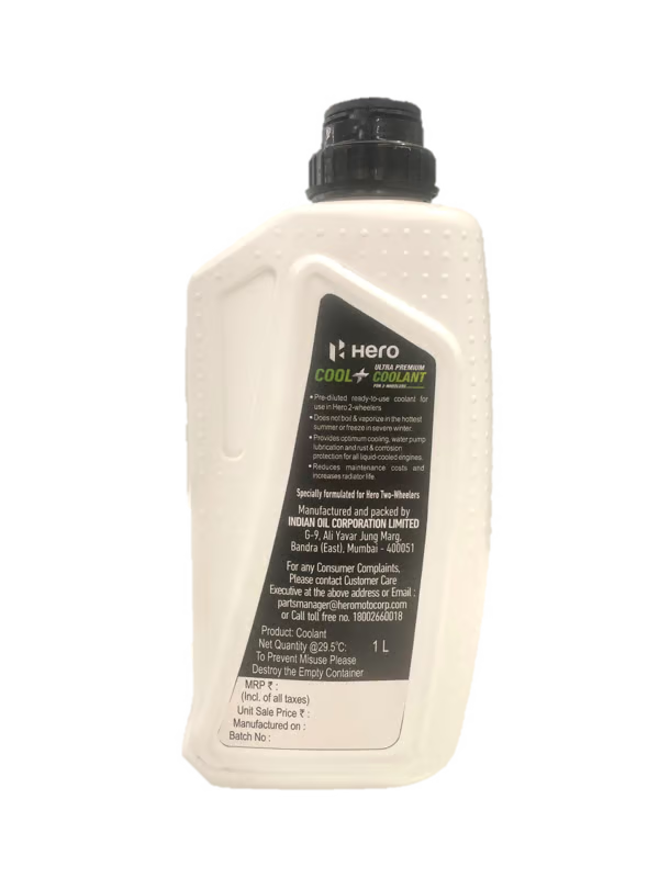 Hero Genuine Cool Plus Coolant 1000 ml for Karizma XMR – OEM Radiator Coolant / Engine Antifreeze – SPDCLNT01SS