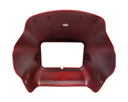 Hero Genuine Front Visor High Performance Candy Red (R-4C) for Splendor Plus | Set FR Visor / Headlight Visor / Front Visor Cowl | 61300KCCH30ZAS