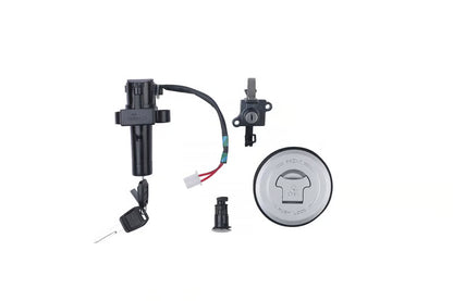 Hero Genuine Ignition Switch Lock Set for Glamour | Key Set / Main Lock Assembly with 2 Keys | 35010AANH20S