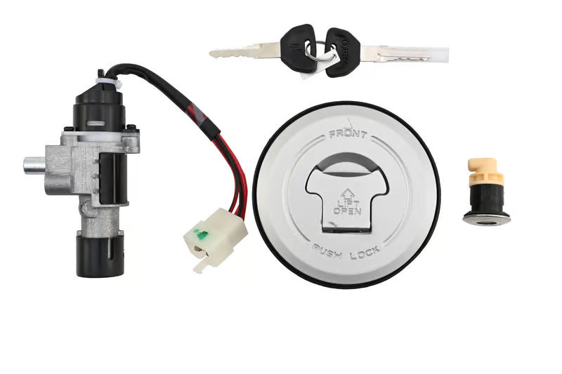Hero Genuine Ignition Switch Lock Set for HF 100 & HF Deluxe BS6 | Key Set / Lock Kit with 2 Keys | 35010ACK00099S