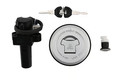 Hero Genuine Ignition Switch Lock Set for HF Deluxe, HF Deluxe Eco & HF Deluxe iBS | Key Set / Main Lock Assembly with 2 Keys | 35010AAHA01S