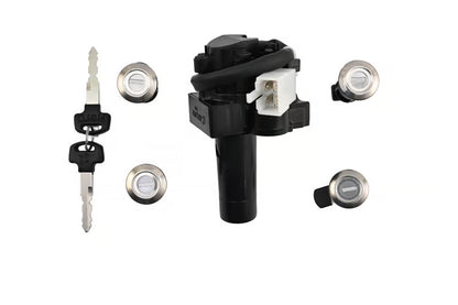 Hero Genuine Ignition Switch Lock Set for Splendor Plus | Key Set / Main Lock Assembly with 2 Keys | 35010AAEH01S