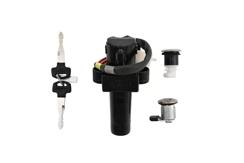 Hero Genuine Ignition Switch Lock Set for Splendor Plus | Key Set / Main Lock Assembly with 2 Keys | 35010AAE201S