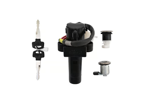 Hero Genuine Ignition Switch Lock Set for Splendor Plus | Key Set / Main Lock Assembly with 2 Keys | 35010AAE201S