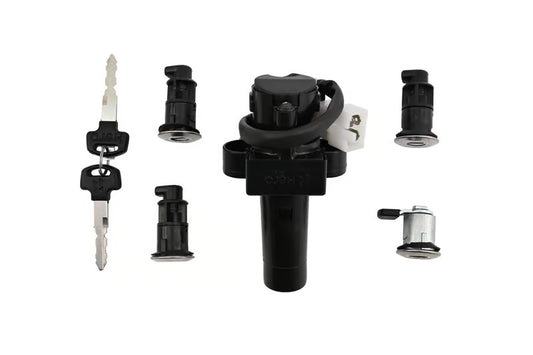 Hero Genuine Ignition Switch Lock Set for Splendor Plus | Key Set / Main Lock Assembly with 2 Keys | 35010AAEH01S