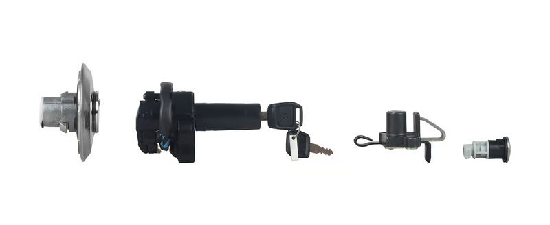 Hero Genuine Key Set / Ignition Switch Lock Set for Passion Pro | Main Lock Assembly with Keys | 35010AACH00S