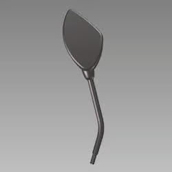 Hero Genuine Right Side Rear View Mirror Black for Pleasure – 88110AAL000ZS