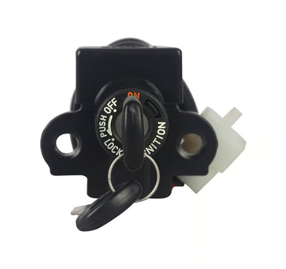 Hero Genuine Switch Assembly Combination & Lock for Passion Plus & Splendor Plus | Ignition Switch Lock Set / Main Switch Assembly | 35100KCCH00AS
