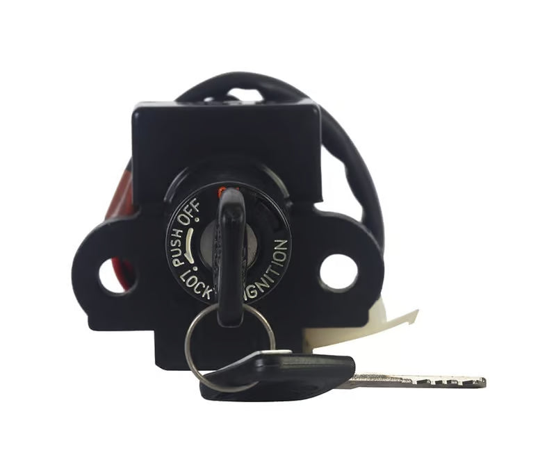 Hero Genuine Switch Assembly Combination & Lock for Super Splendor, HF Deluxe & Glamour | Ignition Switch / Lock Set | 35100KTCH00S
