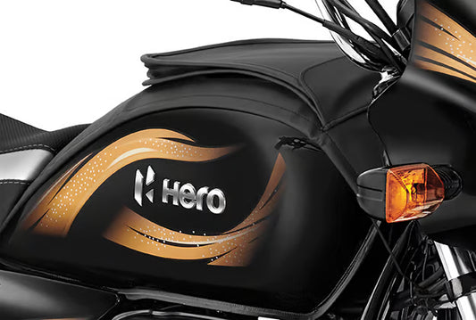 Hero Genuine Tank Cover 99810AAE300S | Fuel Tank Cover with Storage for Splendor Plus